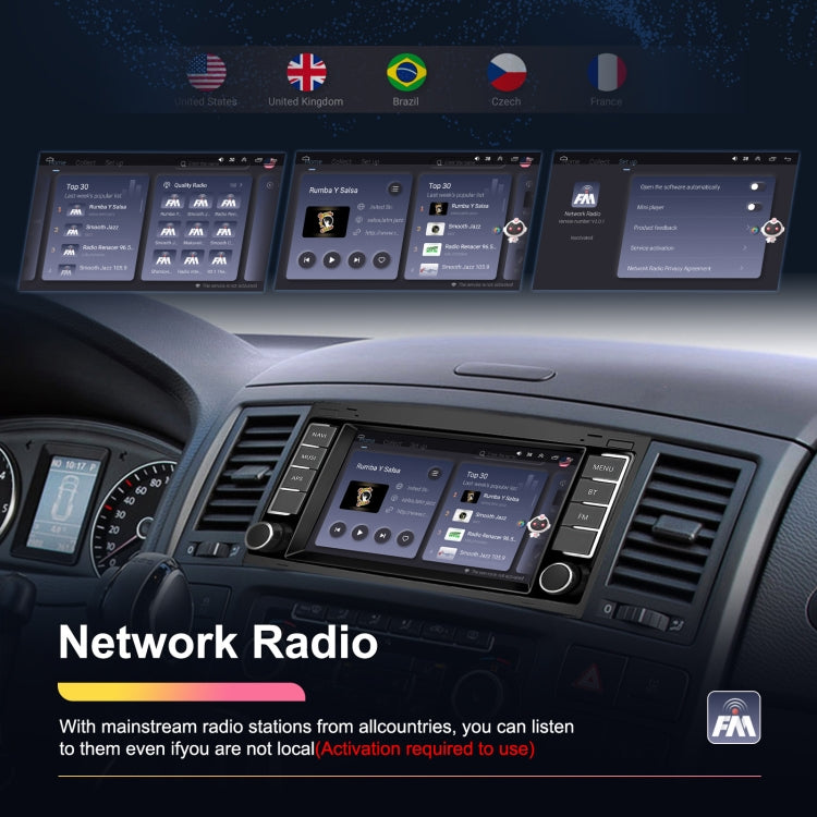 For Volkswagen Touareg 7-Inch Car WiFi Player Android 13 System Support CarPlay/Android Auto, 2+64G Standard Edition, 2+64G With AHD Camera and Mic, 4+64G Standard Edition, 4+64G With AHD Camera and Mic For Volkswagen Touareg 7-Inch Car WiFi Player Android 13 System Support CarPlay/Android Auto, 2+64G Standard Edition, 2+64G With AHD Camera and Mic, 4+64G Standard Edition, 4+64G With AHD Camera and Mic